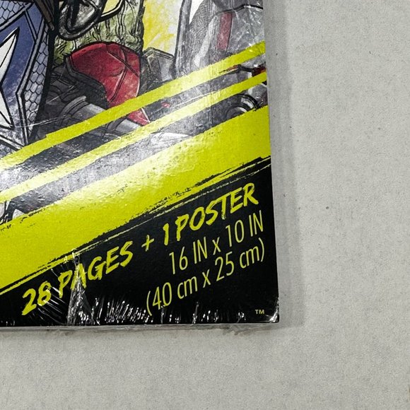 Crayola Art With Edge Marvel Avengers Endgame Coloring Book And Poster New - Picture 7 of 9